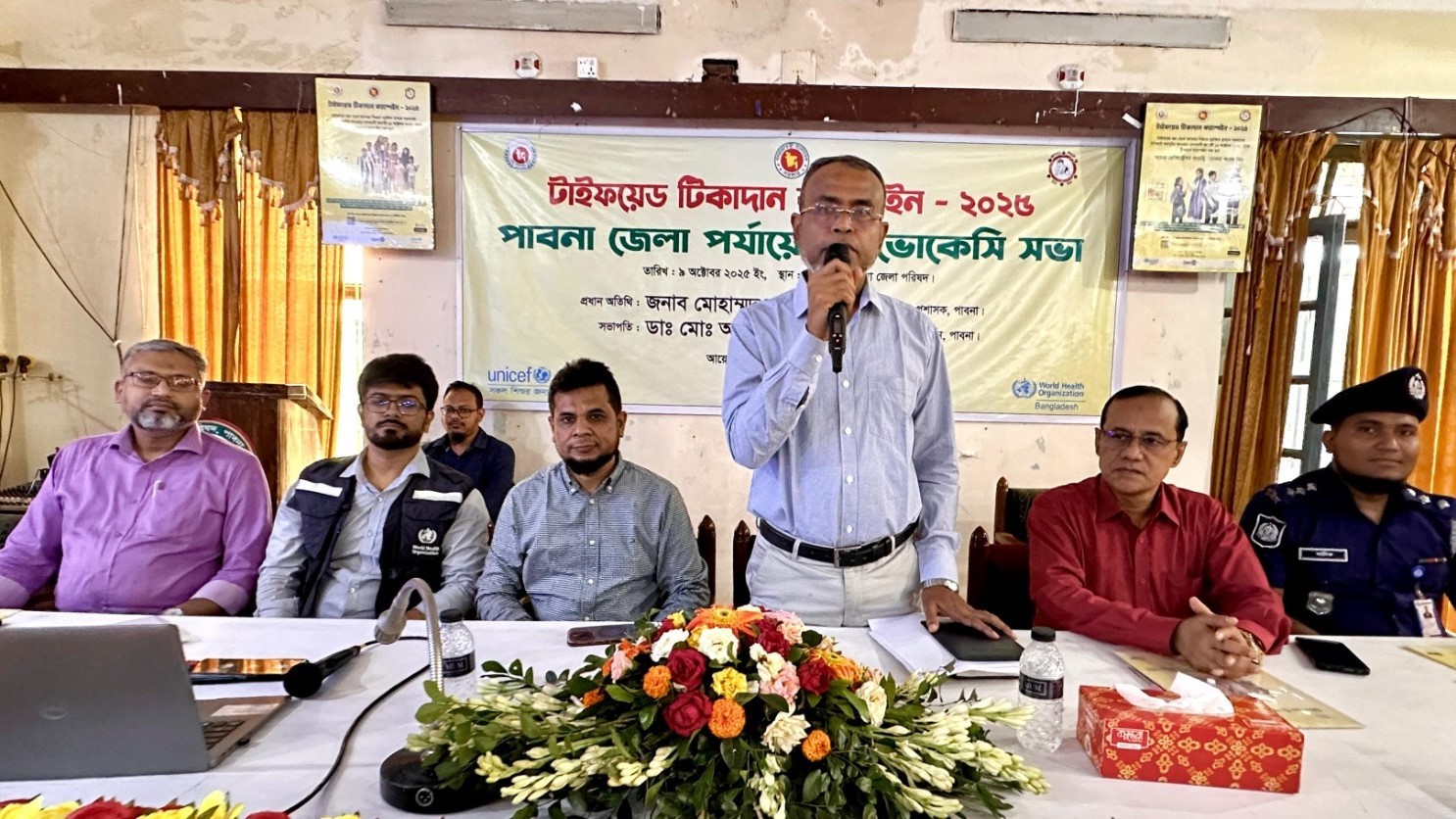 পাবনায় ৭ লাখ ৭৪ হাজার ৮০৯ জন শিশুকে দেওয়া হবে টাইফয়েডের টিকা